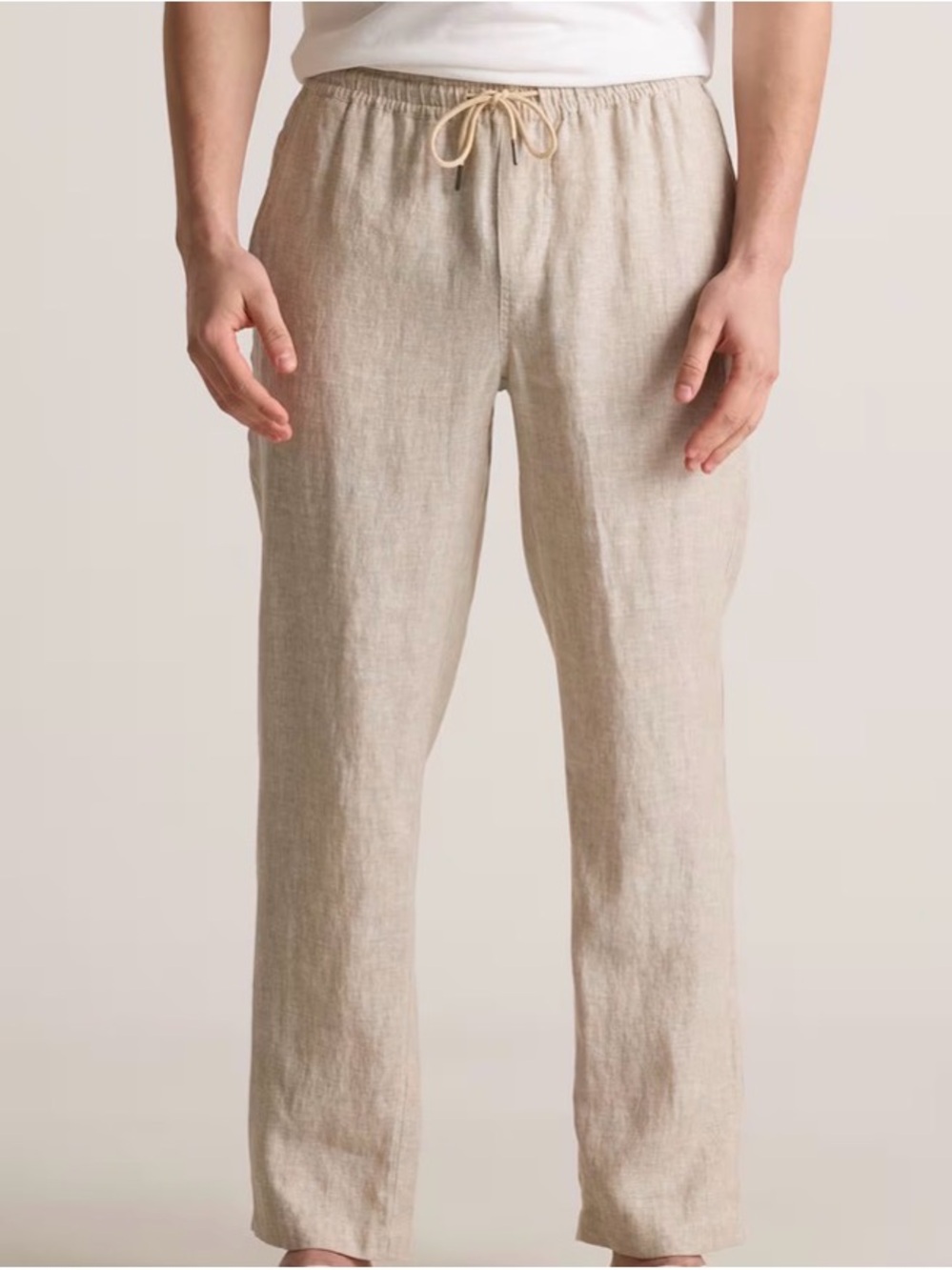 Quince Men's 100% European Linen Drawstring Beach Pants XL